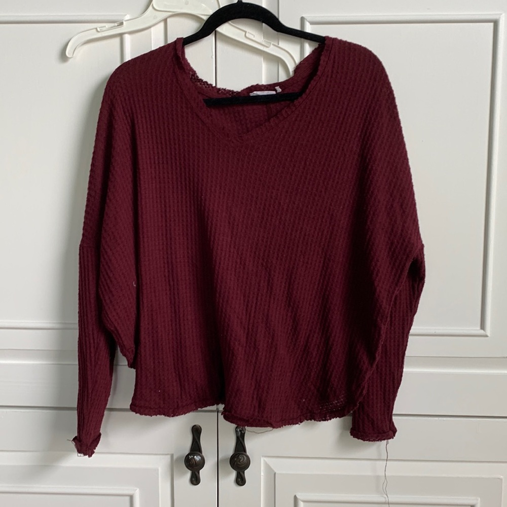 Red sweater